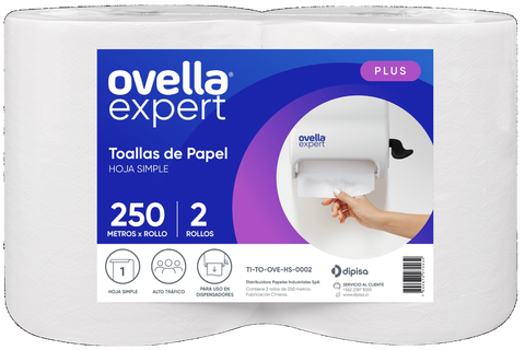 Toalla de papel Ovella 2 x 250