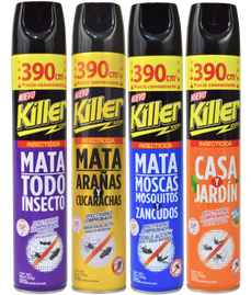 Insecticida mata arañas y cucarachas