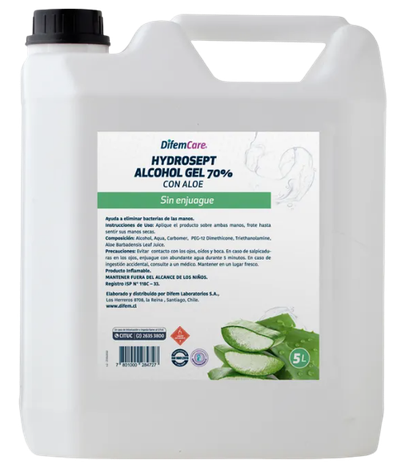 Alcohol gel Hydrosept Difem