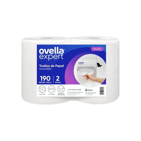 Toalla de papel Ovella 2 x 190