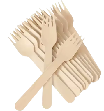 Tenedor de madera