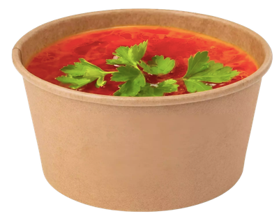 Salad Bowl Kraft 1000 cc con tapa