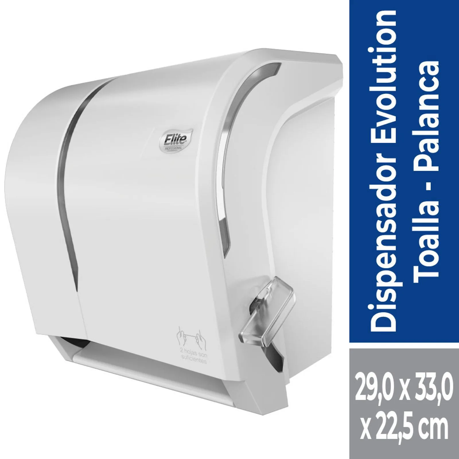 DISPENSADOR TOALLA PALANCA ELITE