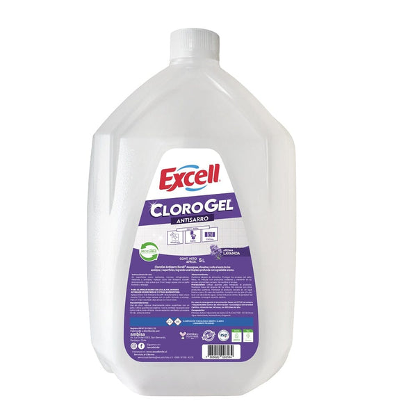 CLORO GEL ANTISARRO LAVANDA EXCELL 5L