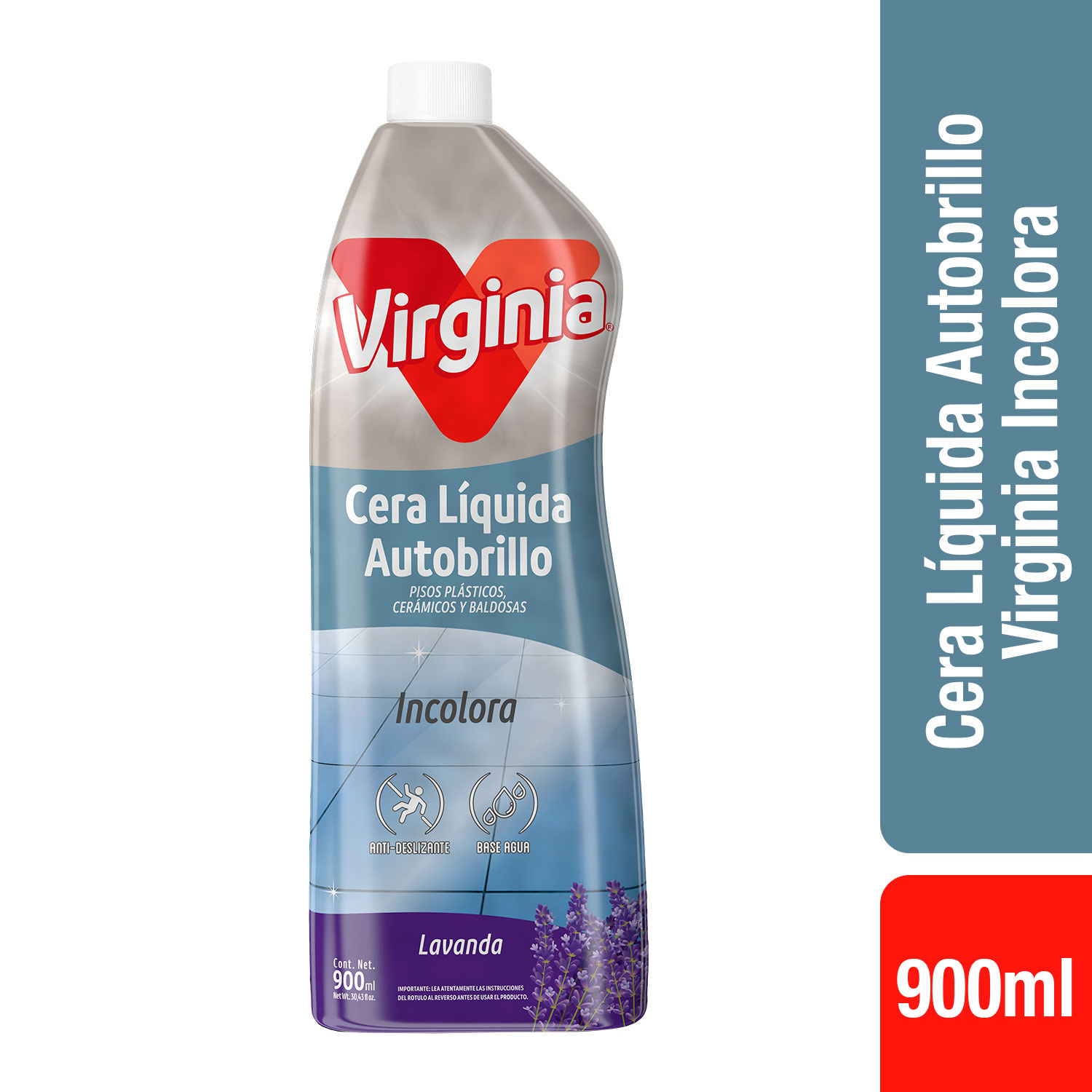 CERA LIQUIDA AUTOBRILLO VIRGINIA INCOLORA 900CC