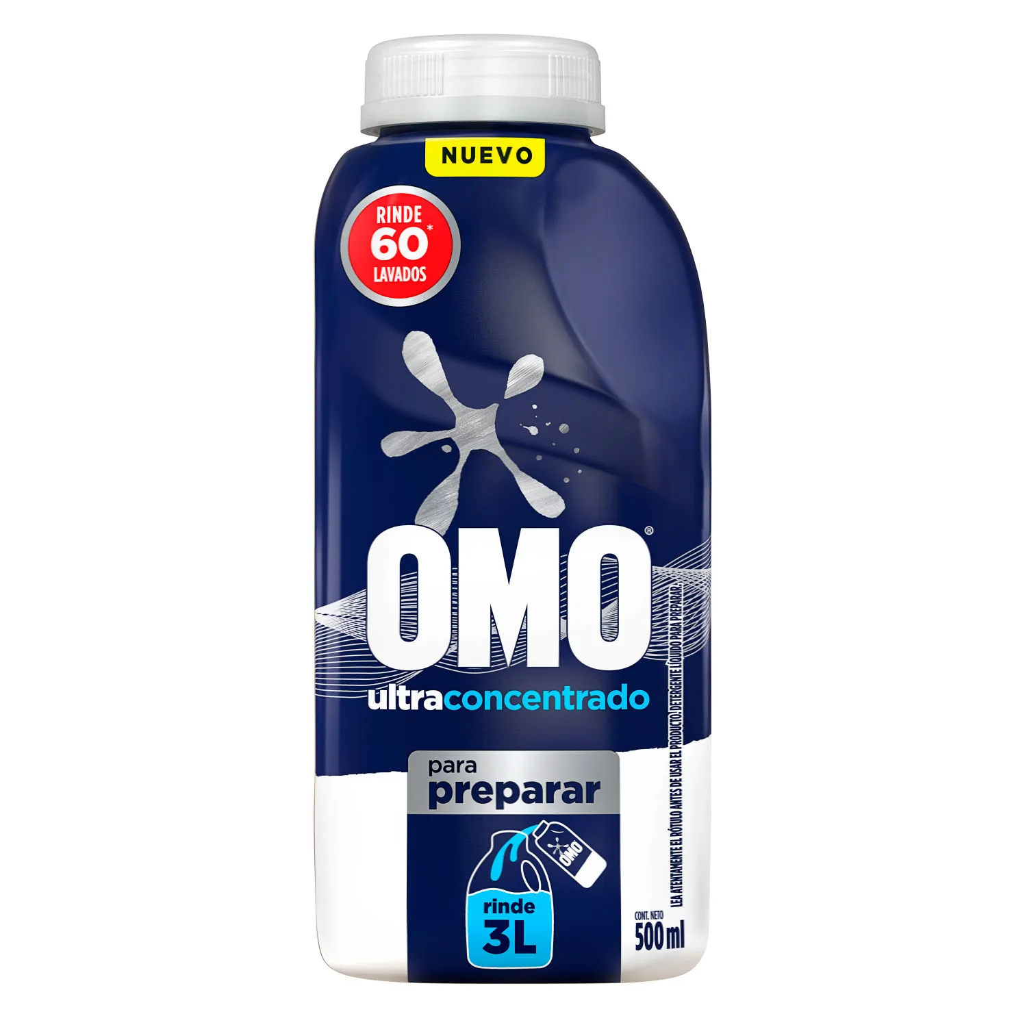 DETERGENTE LIQUIDO PARA DILUIR OMO ULTRA CONCENTRADO 500ML