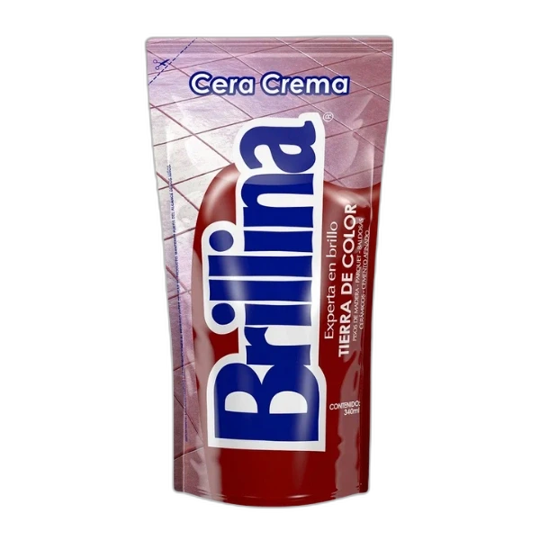 CERA CREMA BRILLINA TIERRA COLOR 340CC