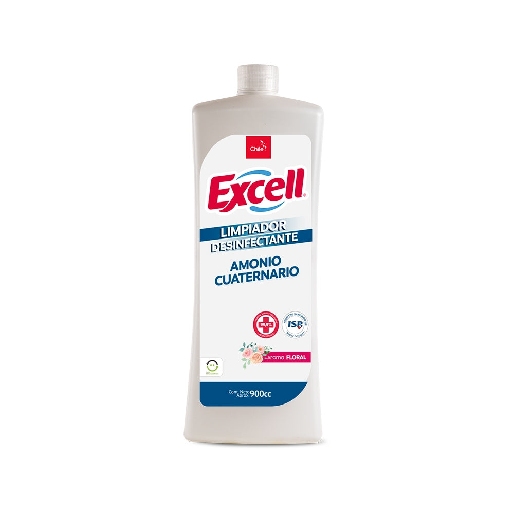 AMONIO CUATERNARIO DESINFECTANTE FLORAL EXCELL 900CC