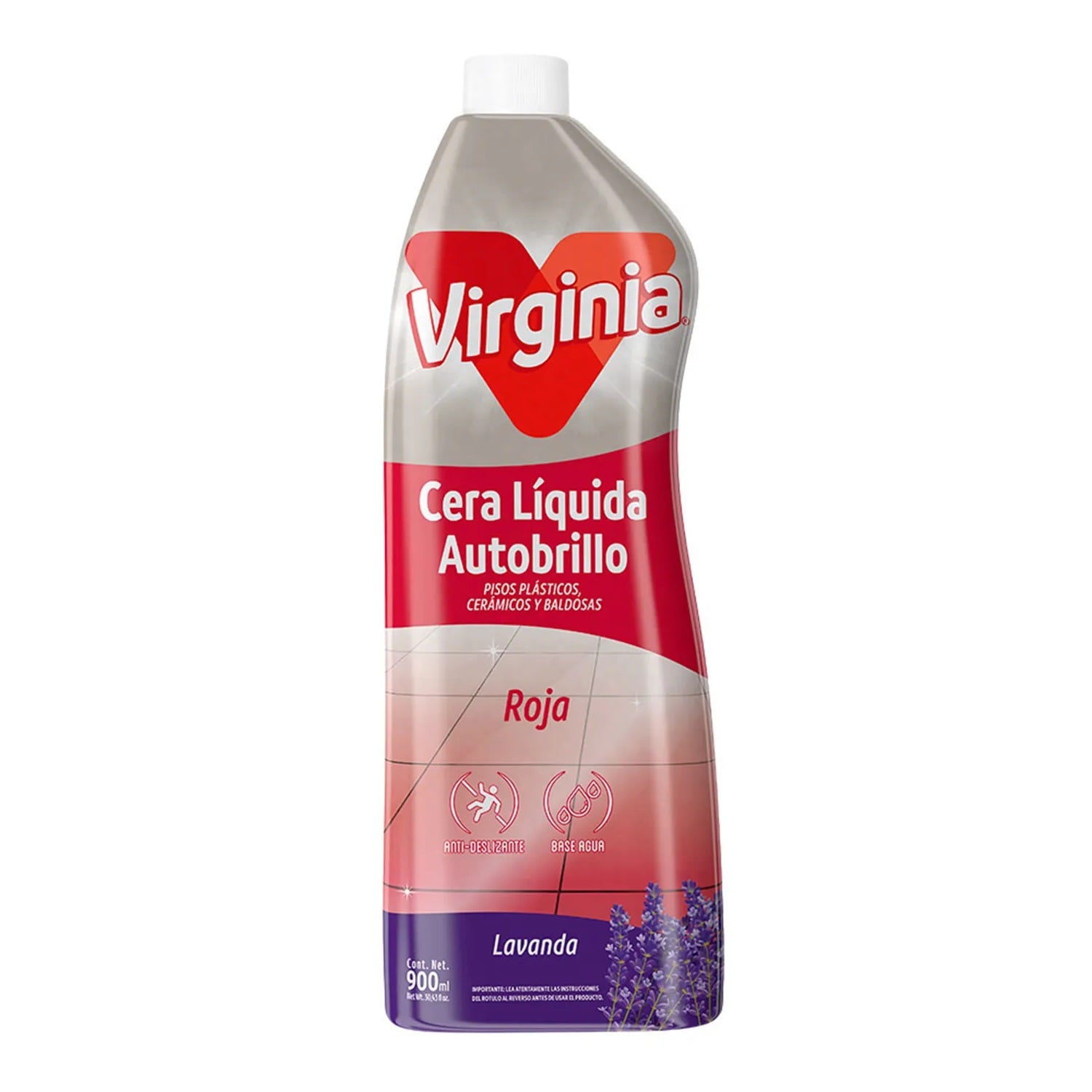 CERA LIQUIDA AUTOBRILLO VIRGINIA ROJA 900CC