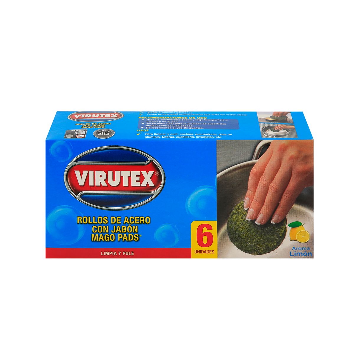 MAGO PADS JABON VIRUTEX 6U