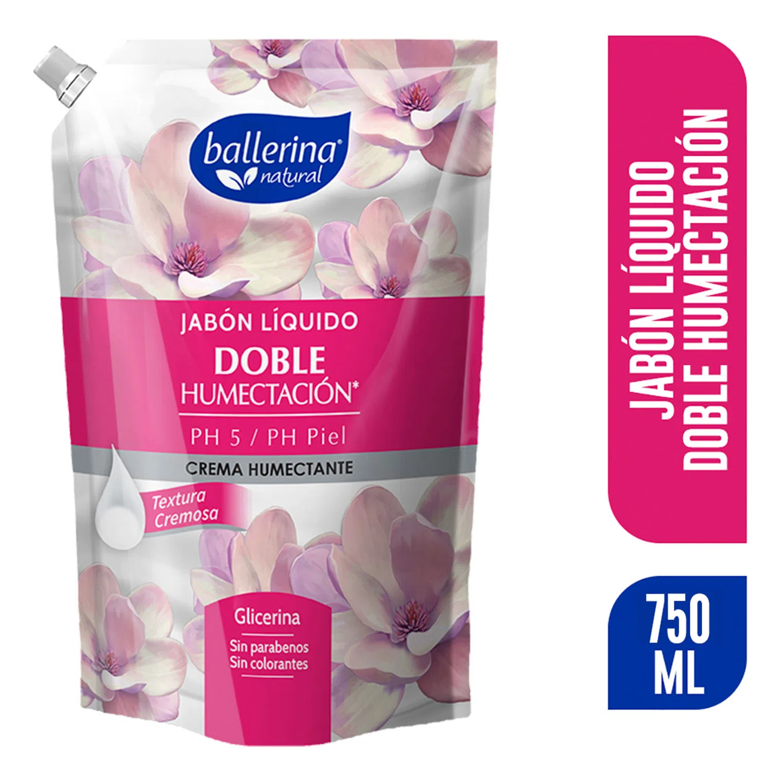 JABON LIQUIDO DOYPACK BALLERINA CREMA HUMECTANTE 750ML