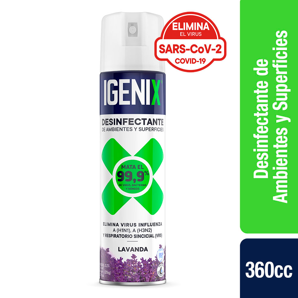 DESINFECTANTE IGENIX LAVANDA 360CC