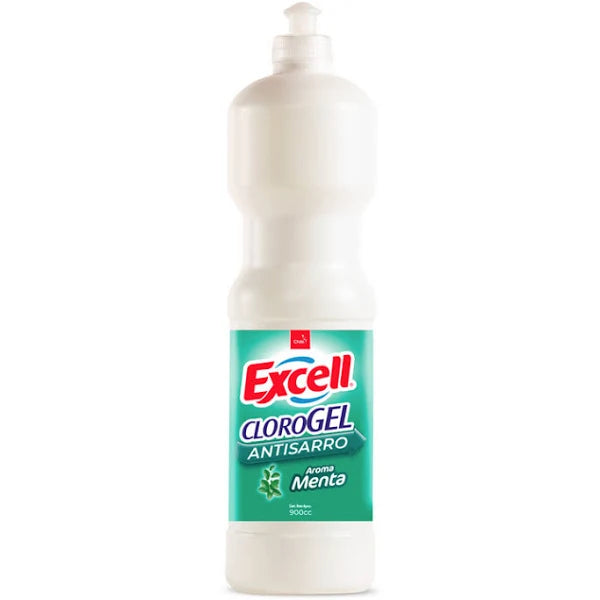 CLORO GEL ANTISARRO MENTA EXCELL 900ML